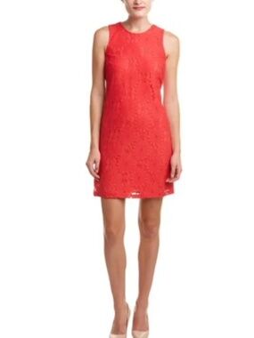 NWT CeCe Arlington Floral Lace Shift Dress 12